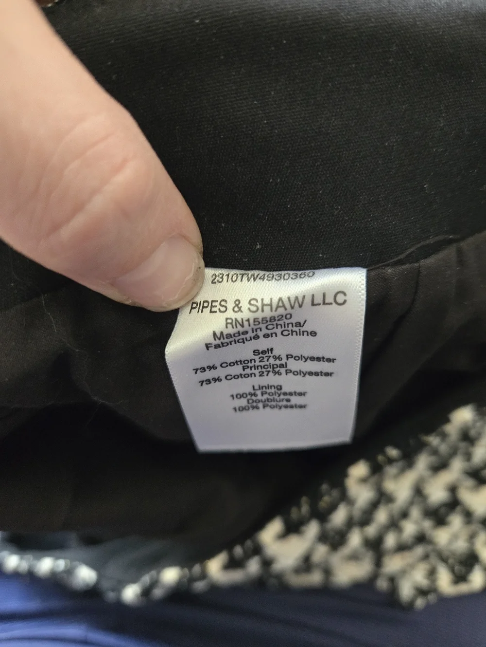 Veronica Beard Adriel Houndstooth Tweed Mini Skirt Black White Office Cotton 12 - Picture 9 of 13